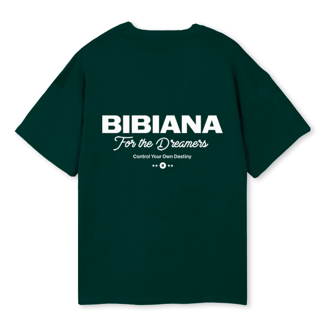 BIBIANA BASEC Wild Green Oversized Tee. - Image 2