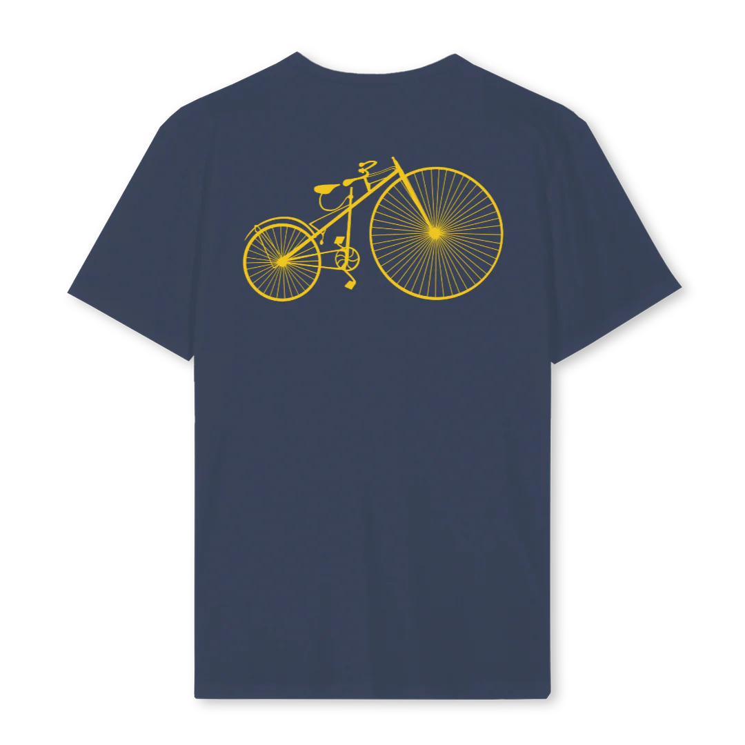 BICICLETA Navy Blue Regular Tee. - Image 2
