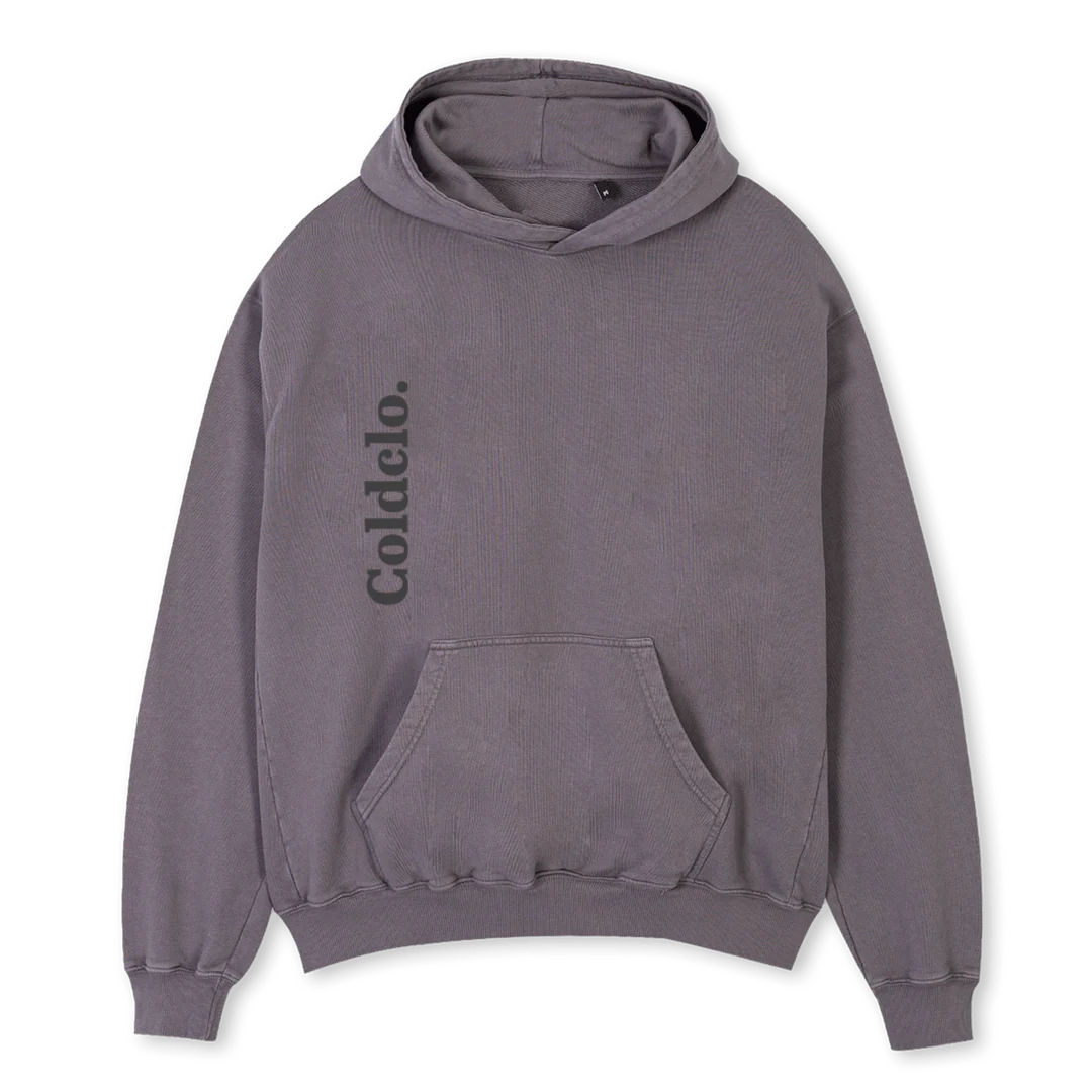 BIG  Pigment Grey Oversized Hoodie.