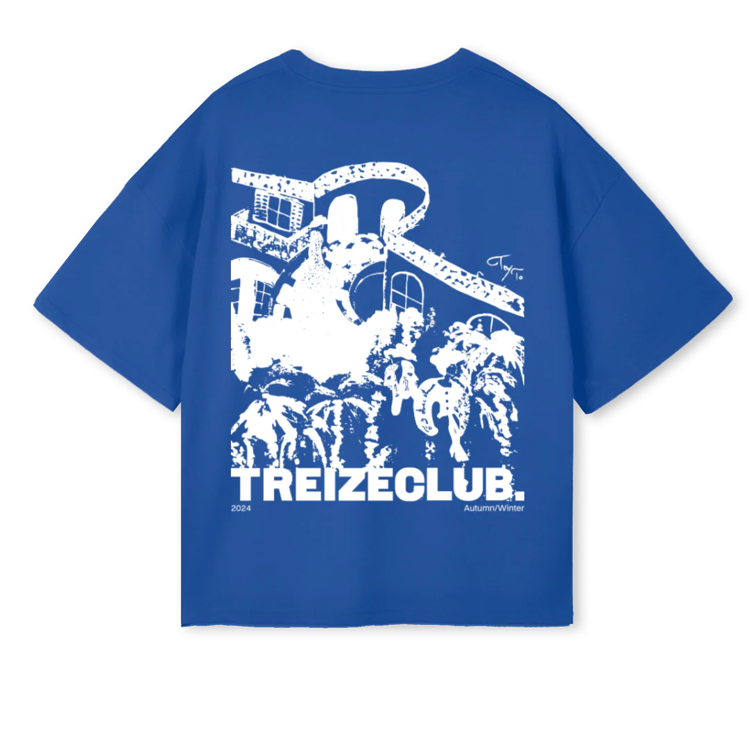 BIGBANGER Cobalt Blue Oversized Boxy Tee. - Image 2
