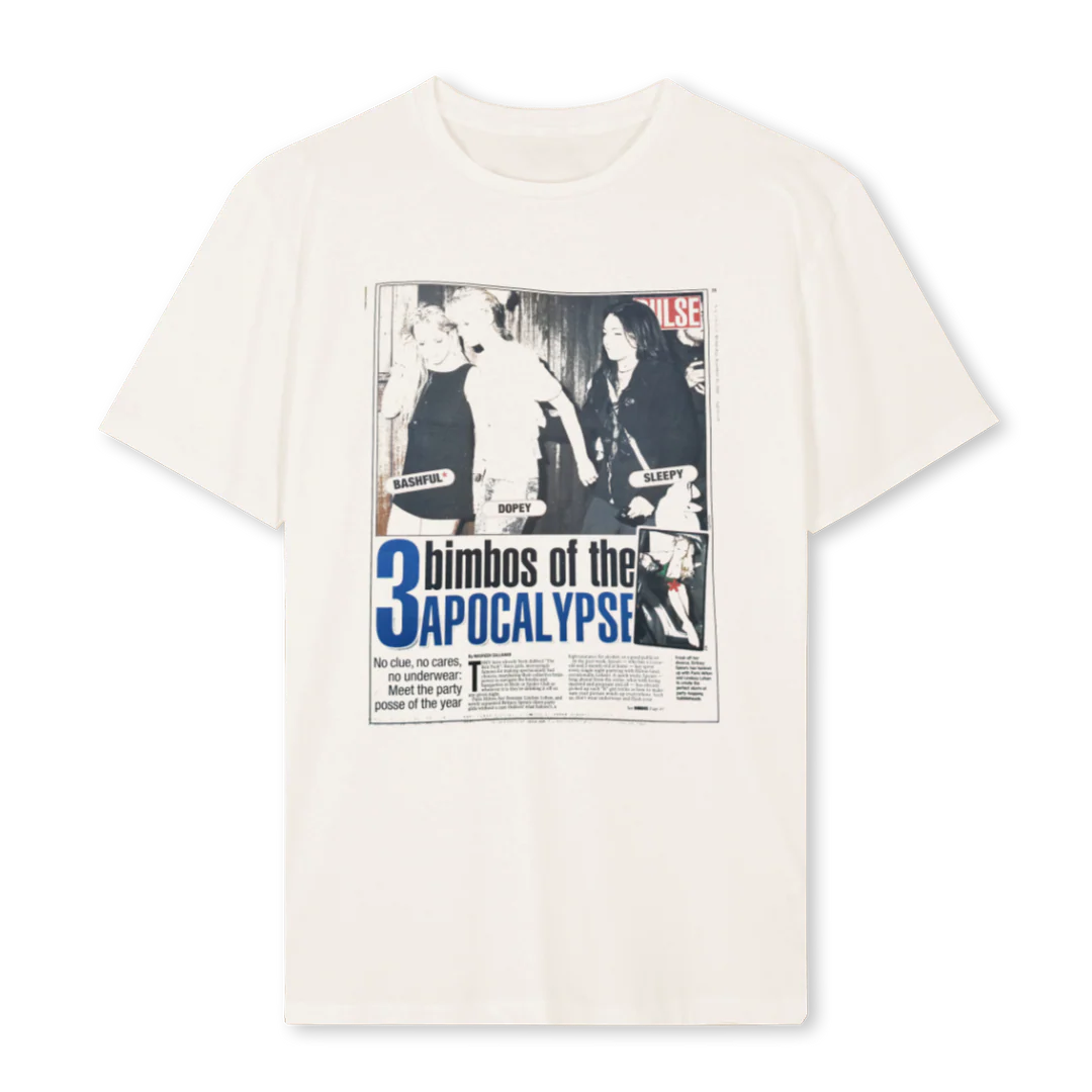 BIMBOSTEE Vintage White Regular Tee.