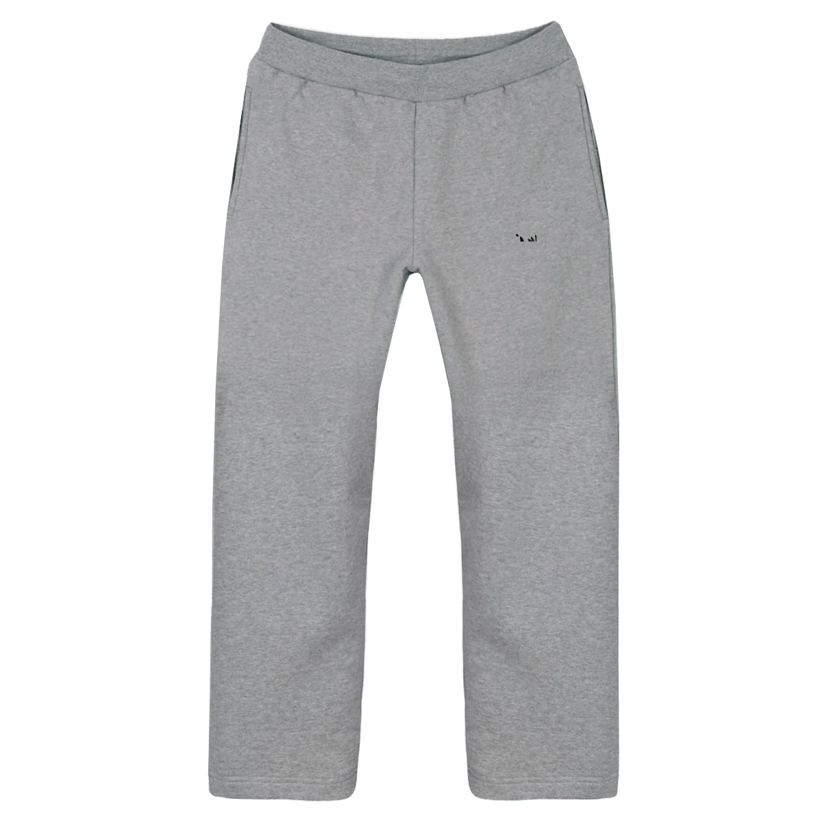 BKTIGER Grey Marl Straight-Leg Relaxed Sweatpants.