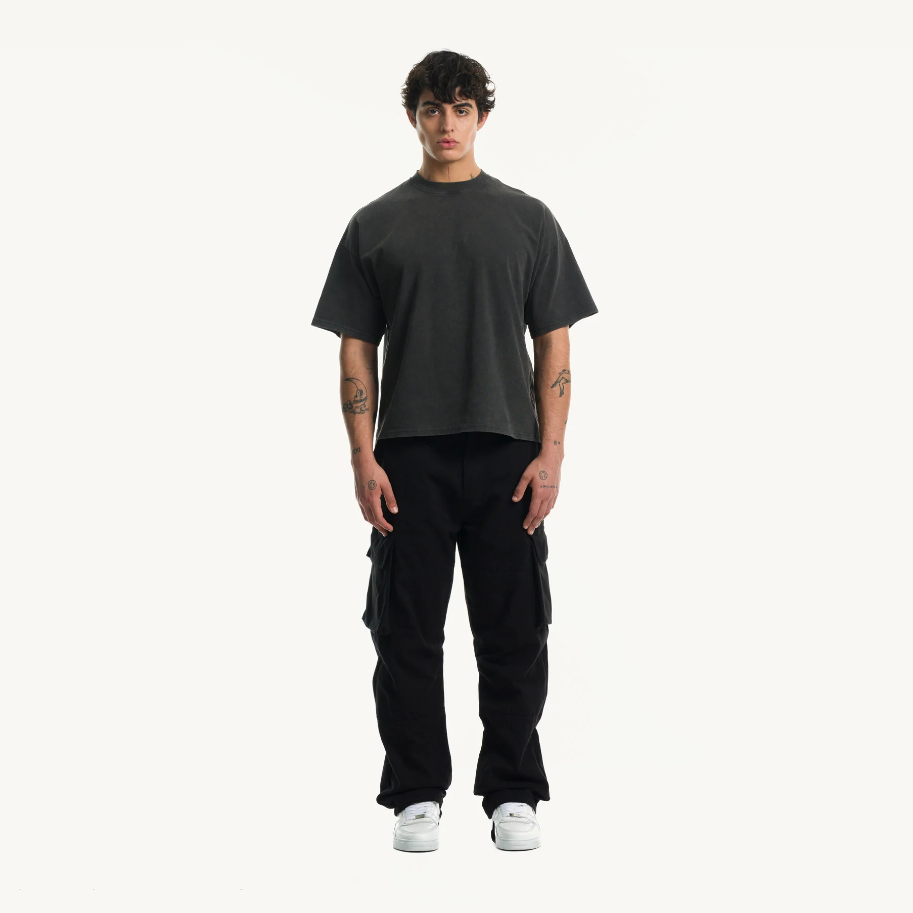 Black Cargo Pants V2. - Image 2