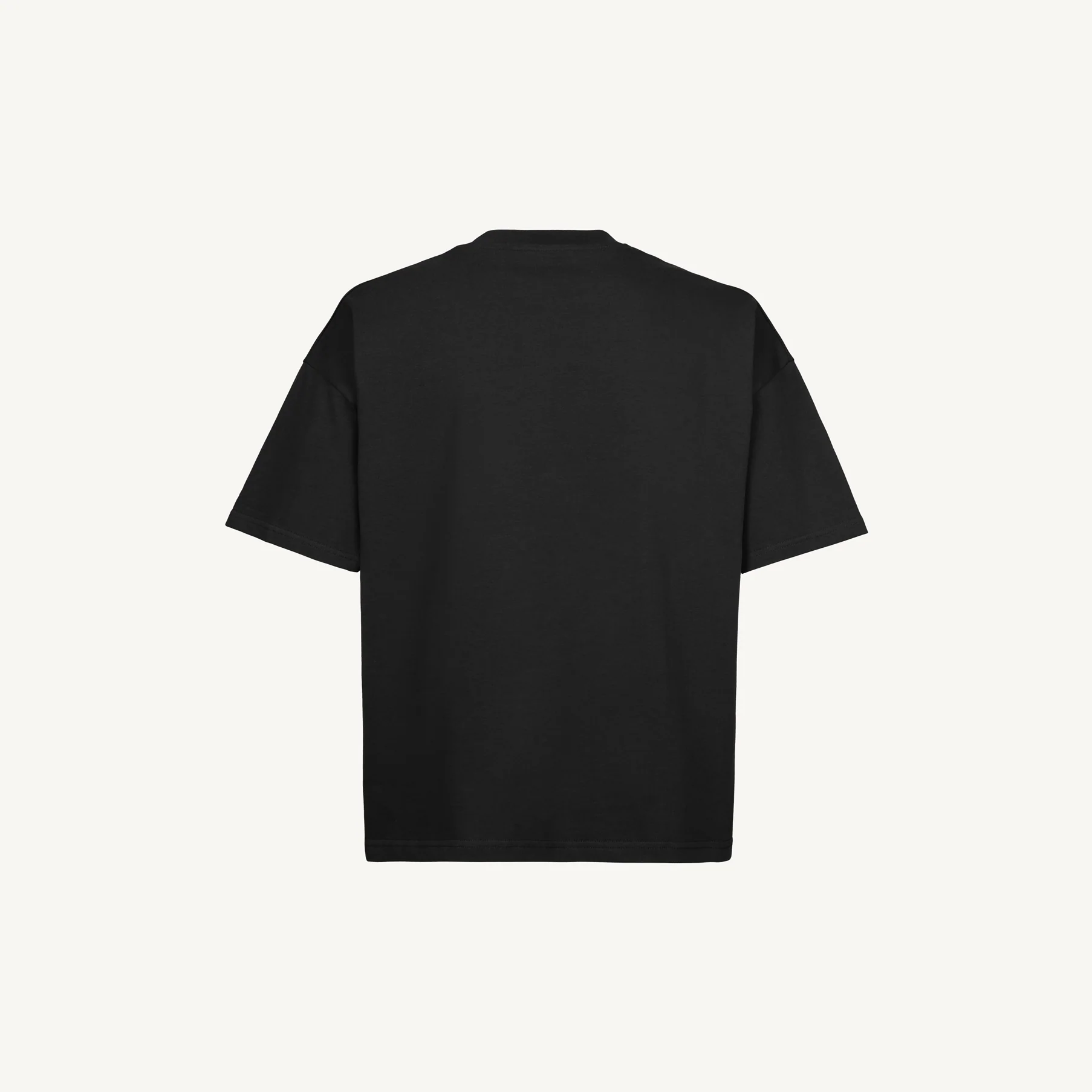 Black Oversized Boxy Tee. - Image 4