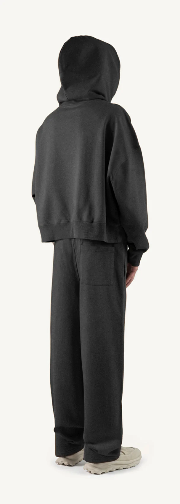 Vintage Black Straight-Leg Baggy Sweatpants. - Image 5