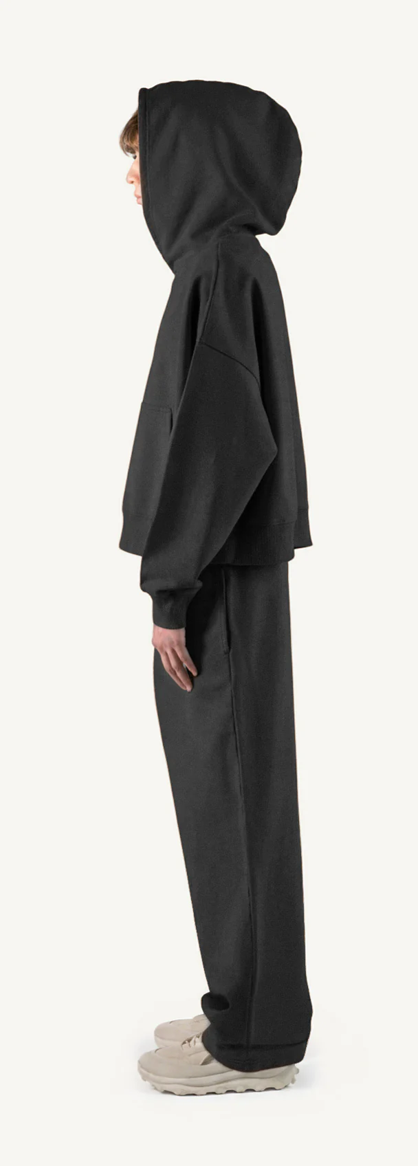 Vintage Black Straight-Leg Baggy Sweatpants. - Image 8