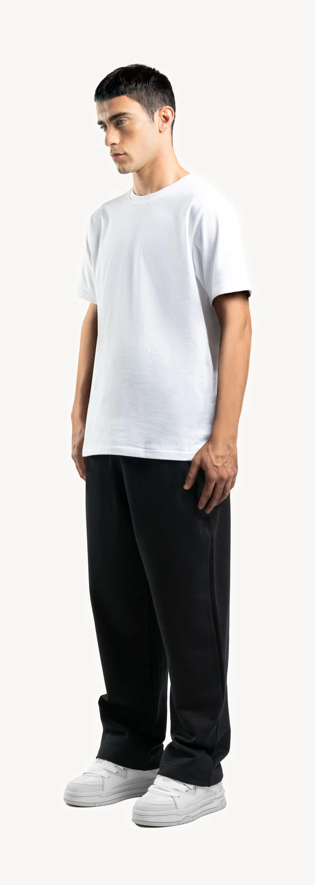 Black Straight-Leg Relaxed Sweatpants. - Image 9