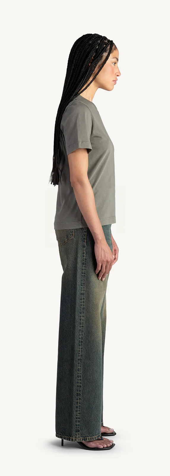 Black Women’s Clean Cut Tee. - Image 5
