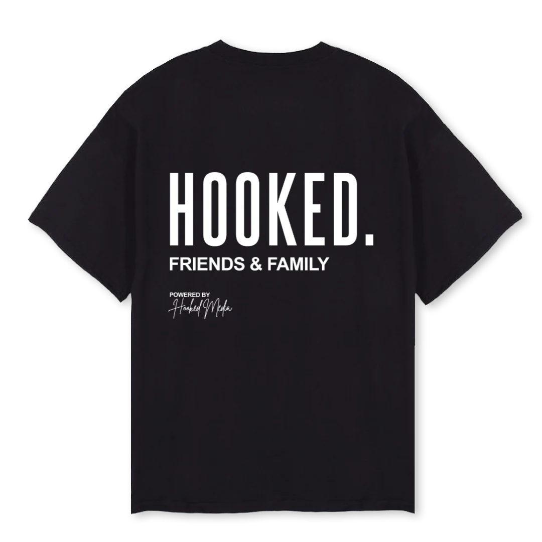 BLACKFFTEE Black Oversized Tee.