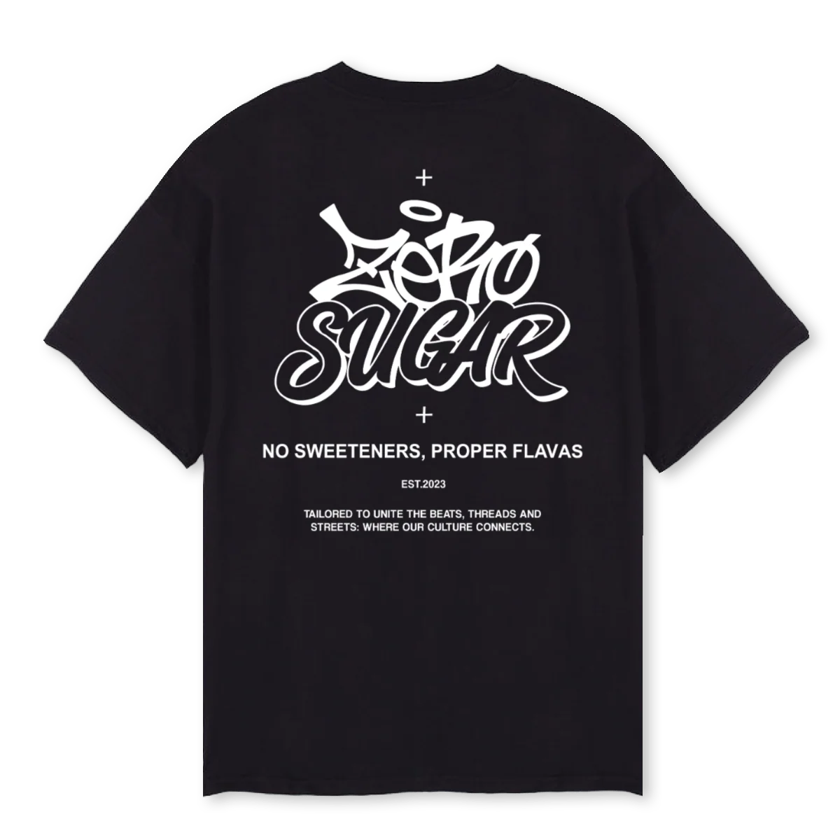BLACKFRONTBACK Black Oversized Tee. - Image 2