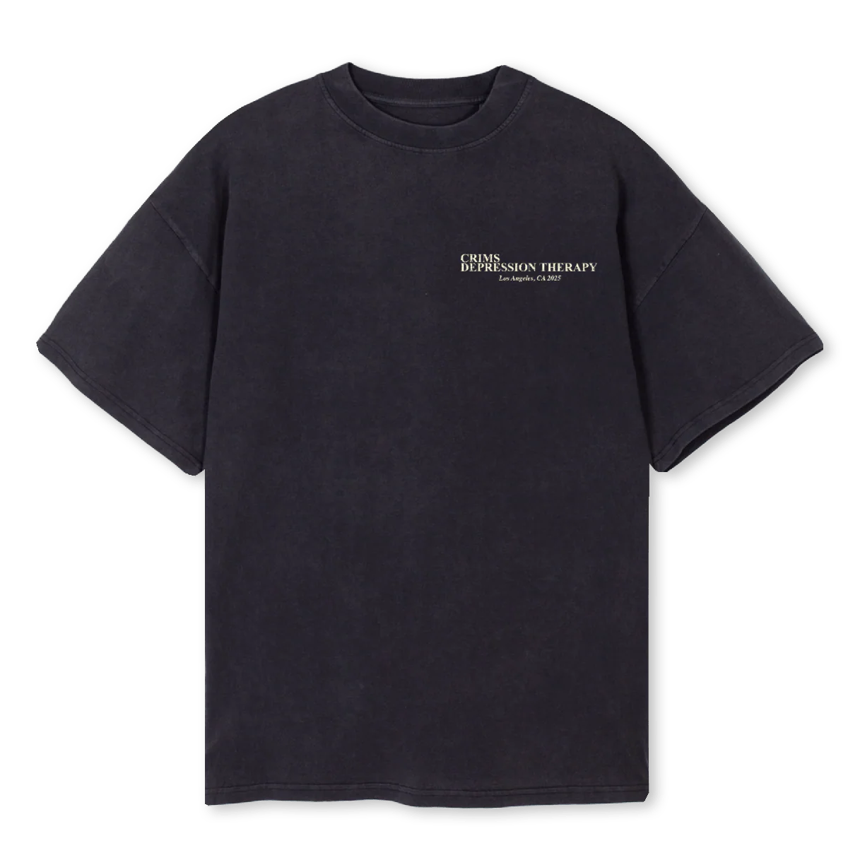 BLACKVINTAGE Vintage Black Oversized Tee.