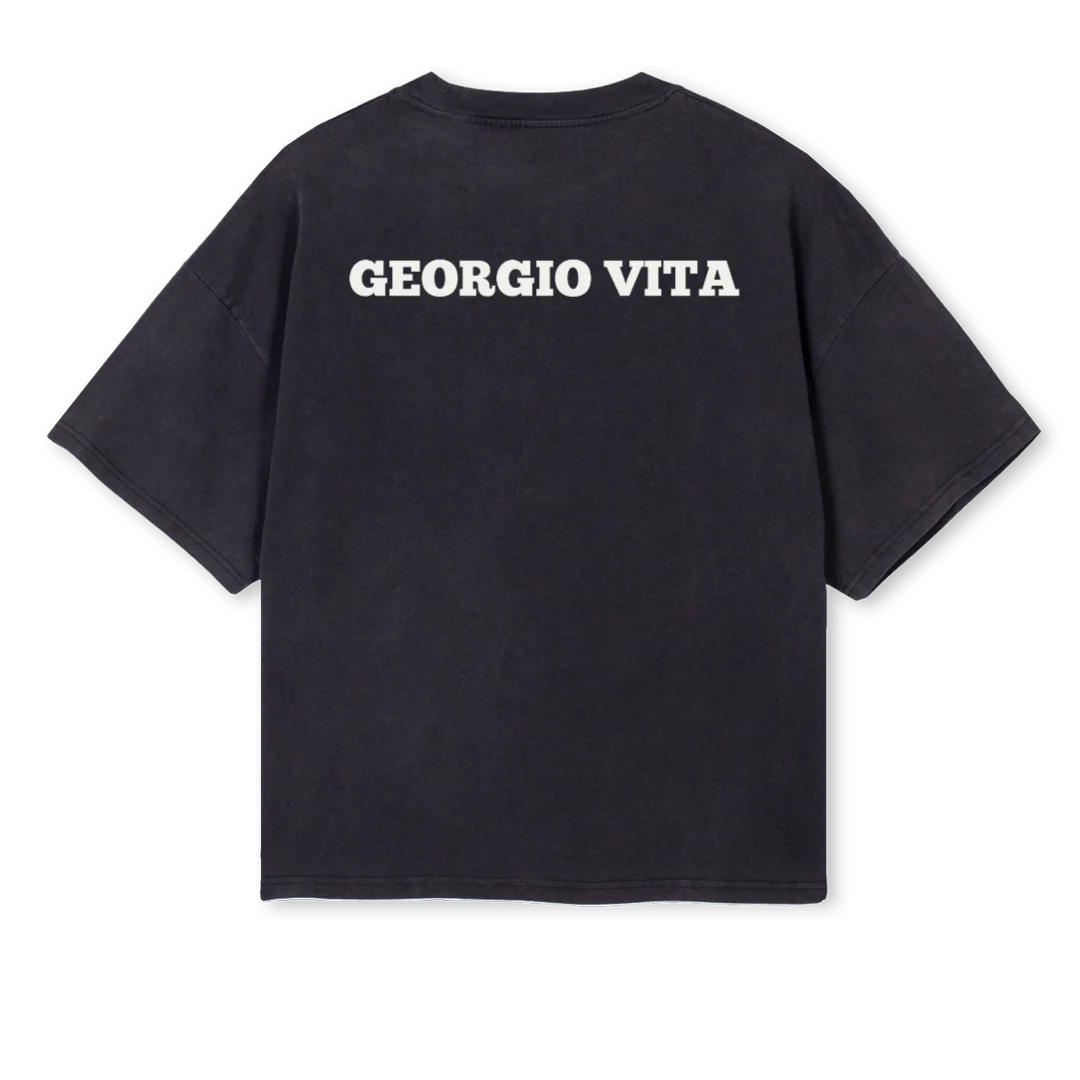 BLAKAA Vintage Black Oversized Boxy Tee. - Image 2
