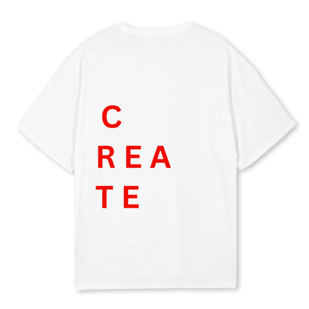 BLANCA CREAT White Oversized Tee. - Image 2