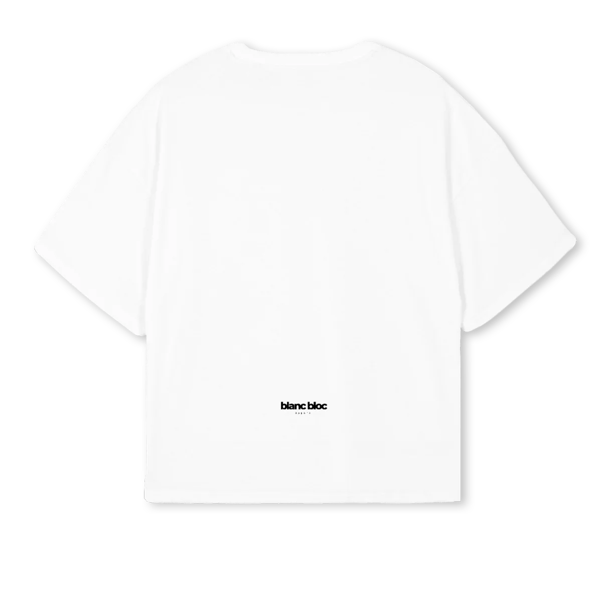 BLANCBLOCTEESIX White Oversized Boxy Tee. - Image 2