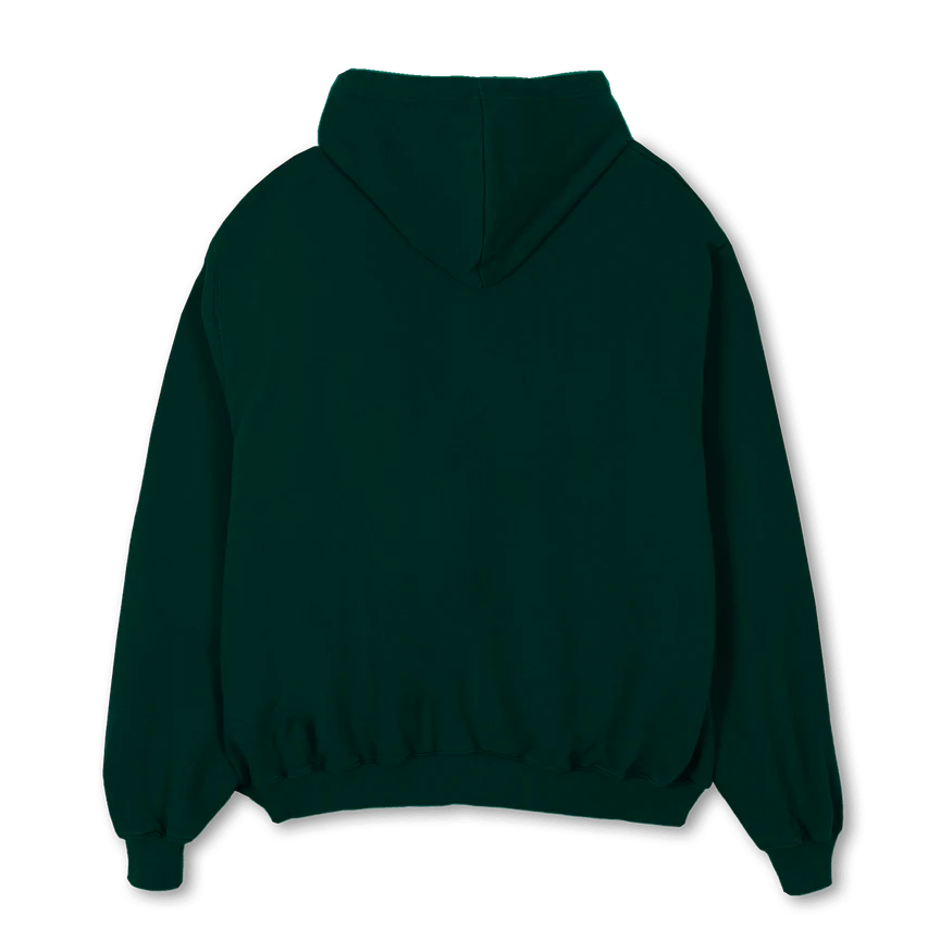 BLESSEDZIP Wild Green Oversized Zipped Hoodie. - Image 2
