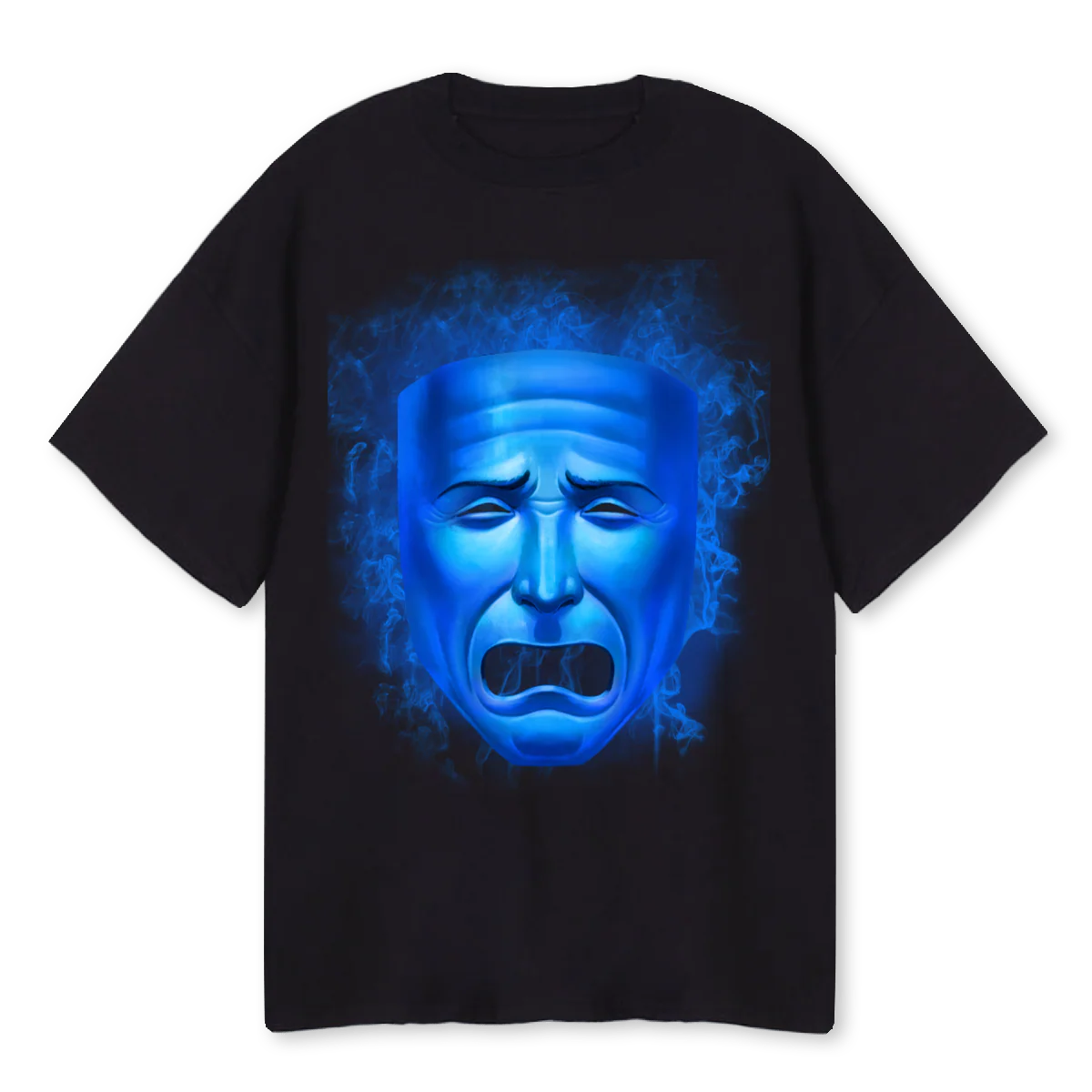 BLEU FACE Black Oversized Tee.