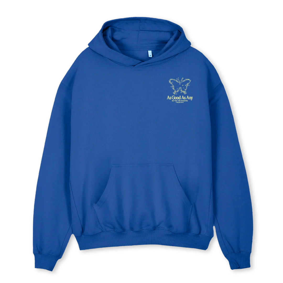 AGAACOSMICBUTTERFLY_CB Cobalt Blue Oversized Hoodie.