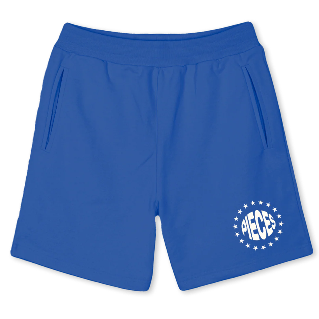 BLEWSHORTS Cobalt Blue Sweatshorts.