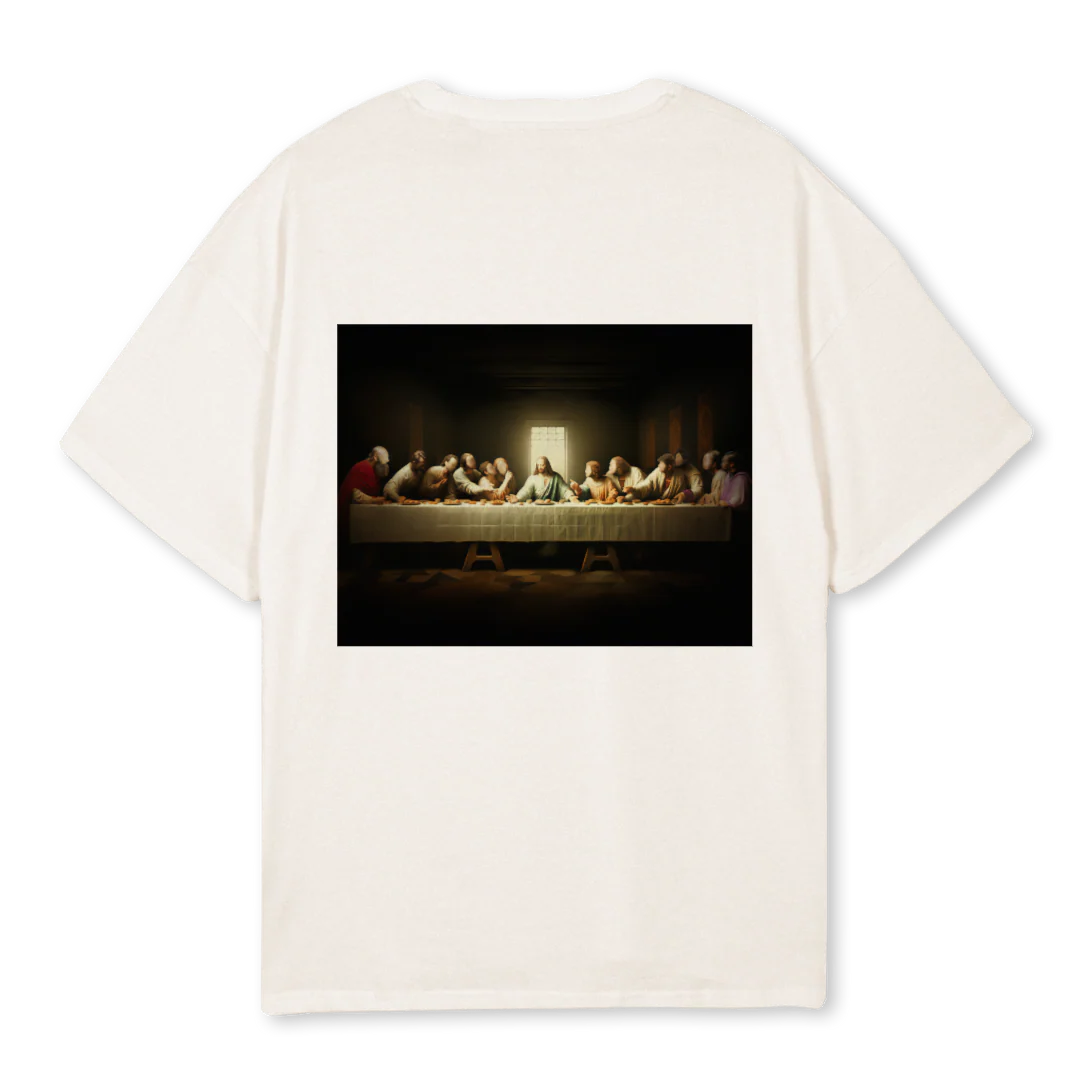 BLINDCOMMUNIONWHITE Vintage White Oversized Tee. - Image 2