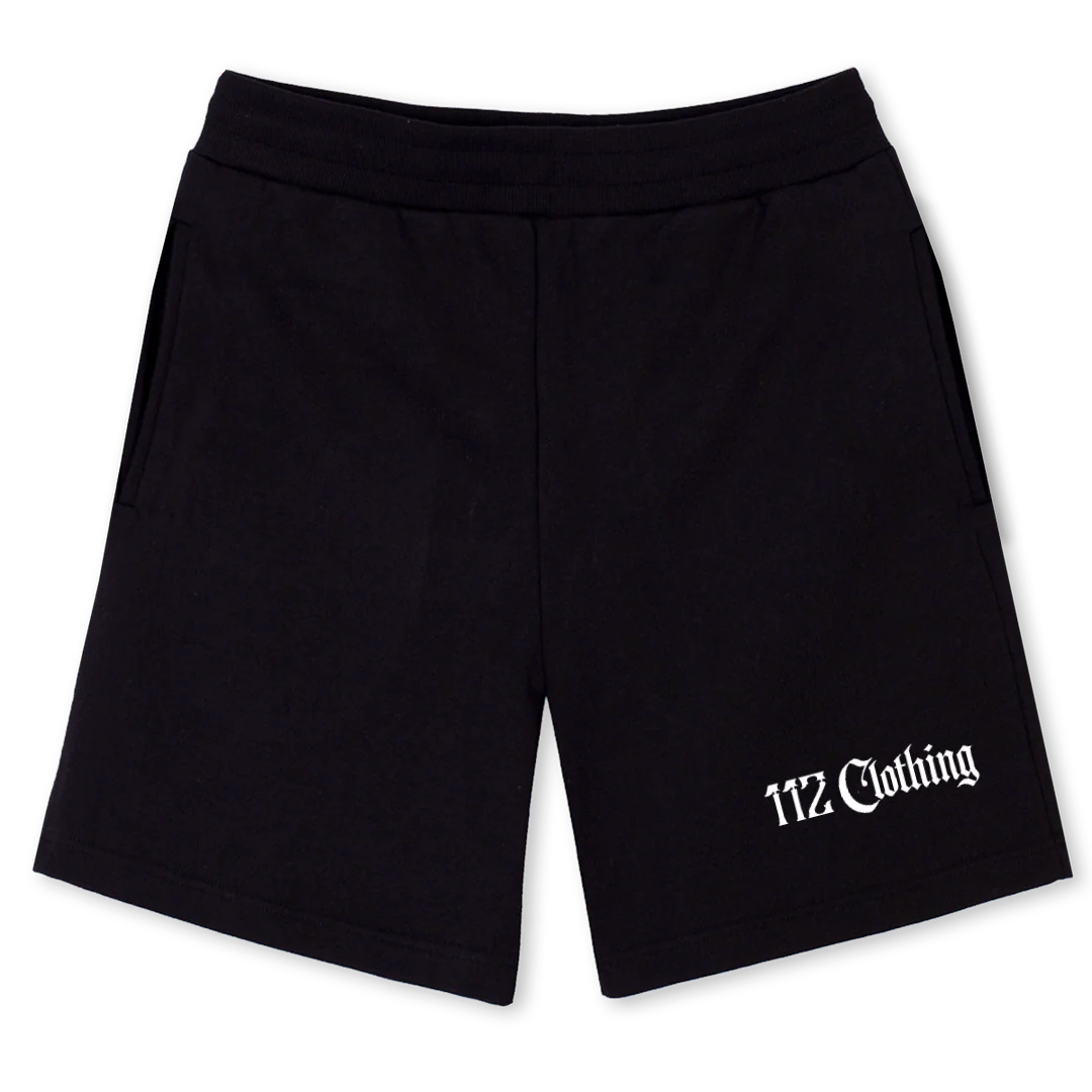 BLKSHRT Black Relaxed Sweatshorts.
