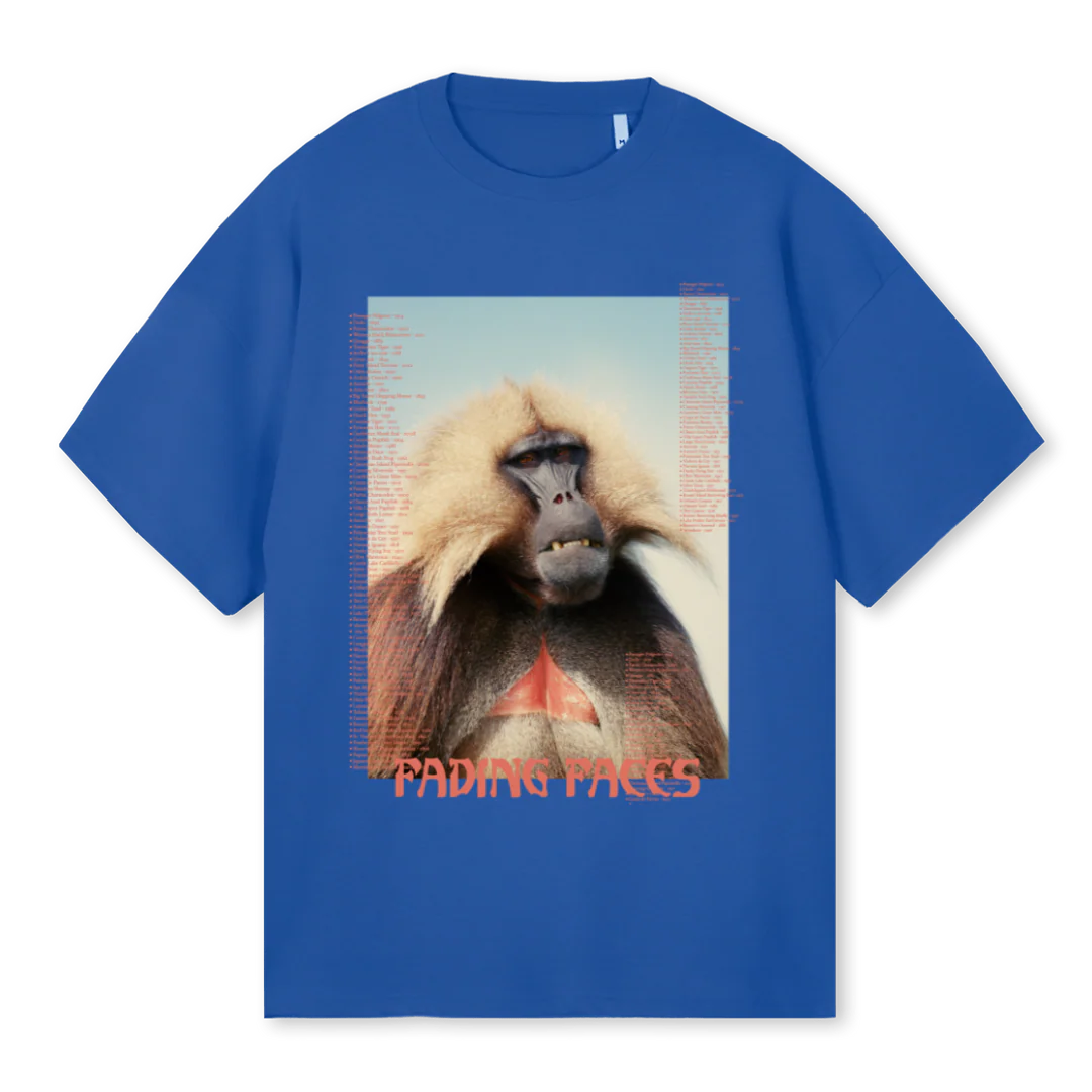 BLUE T Cobalt Blue Oversized Tee.