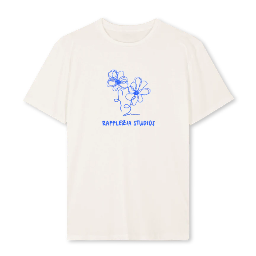 BLUEFLOWERTEE Vintage White Regular Tee.
