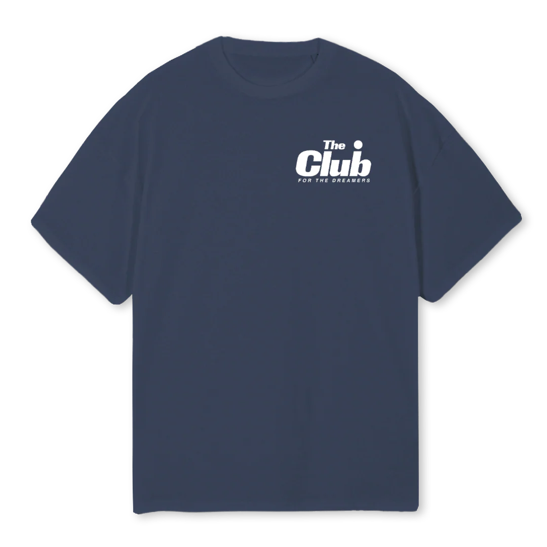 BLUENAV Navy Blue Oversized Tee.