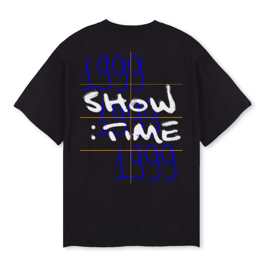 BLUENINENINE Black Oversized Tee. - Image 2