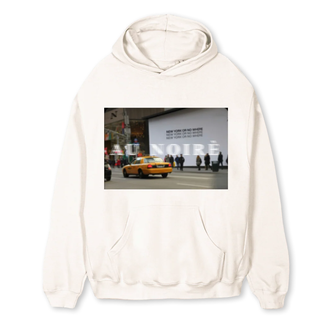 BLURR  Vintage White Regular Hoodie.