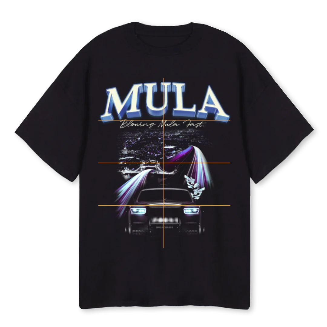 BMFMM Black Oversized Tee.