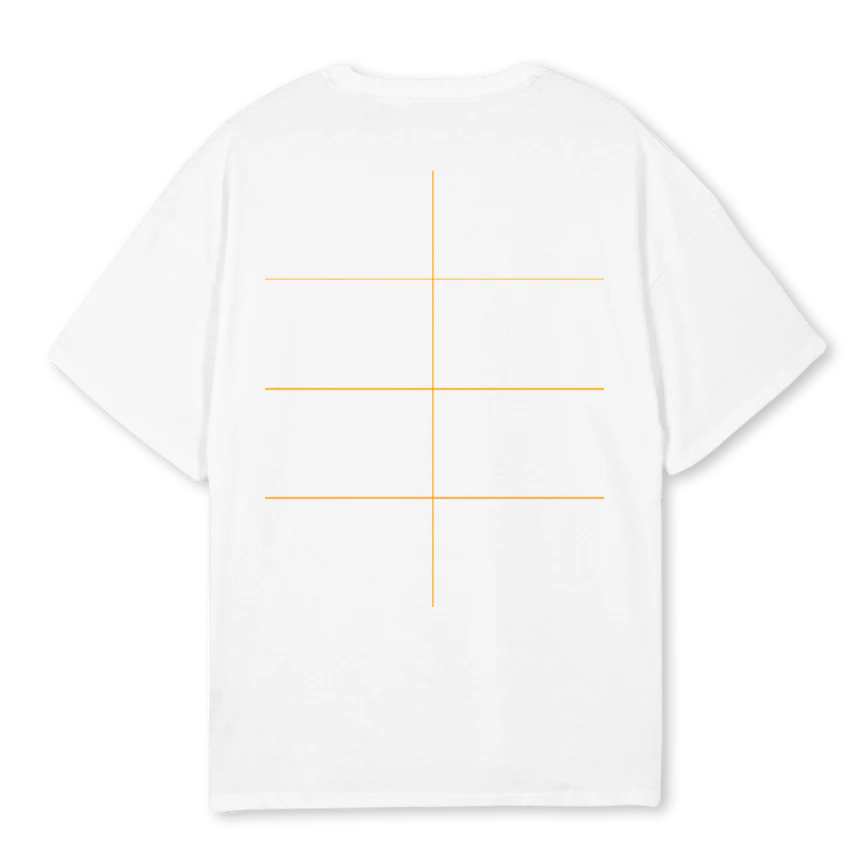BOLD FRONT White Oversized Tee. - Image 2