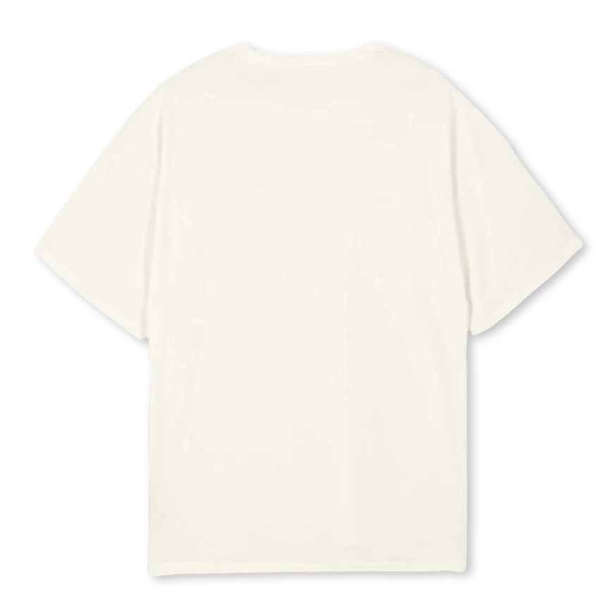 BOTSANTIANTIHERO Cream Oversized Tee. - Image 2