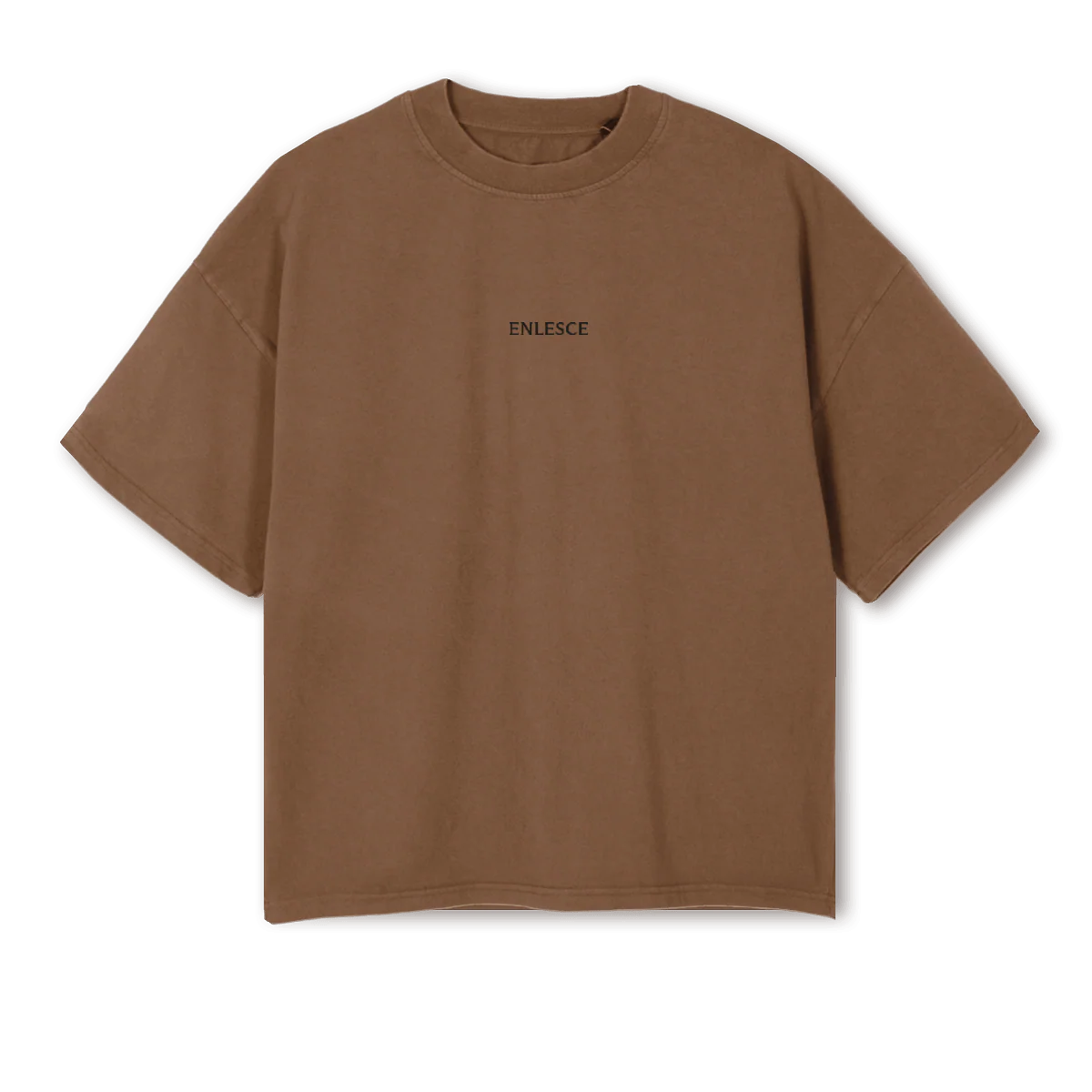 BOXY Vintage Tan Oversized Boxy Tee.