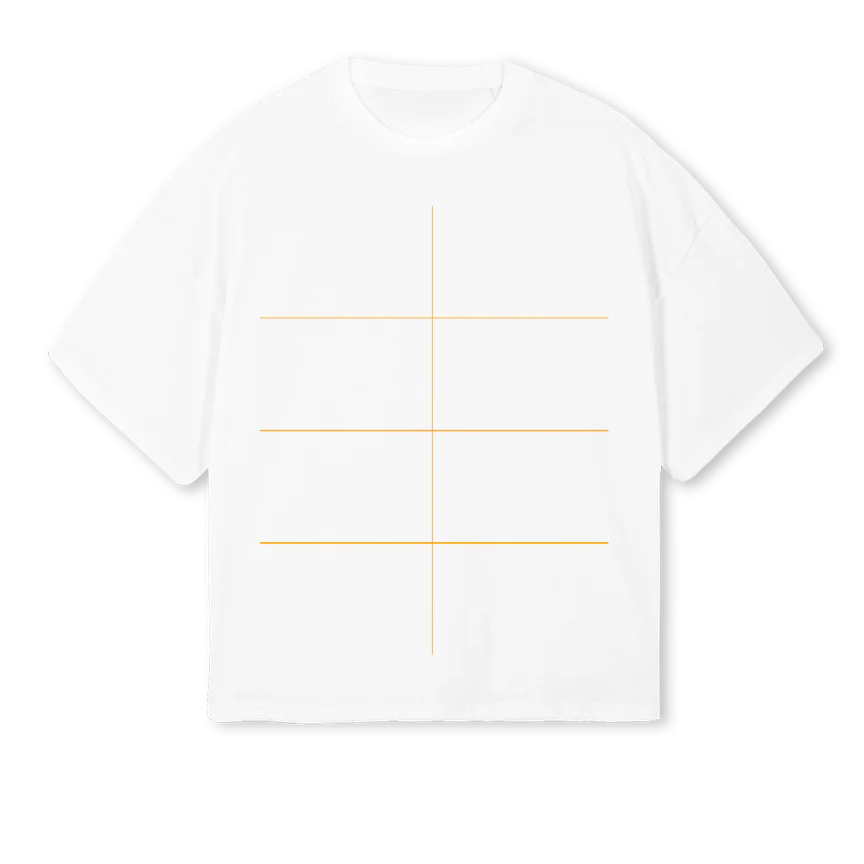 BOXYY White Oversized Boxy Tee.