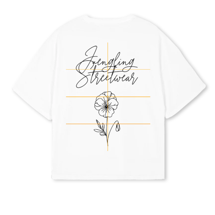 BOXYY White Oversized Boxy Tee. - Image 2