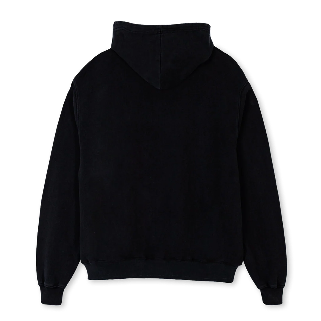 LOVEYOURNEIGHBOR_B Black Oversized Hoodie. - Image 2