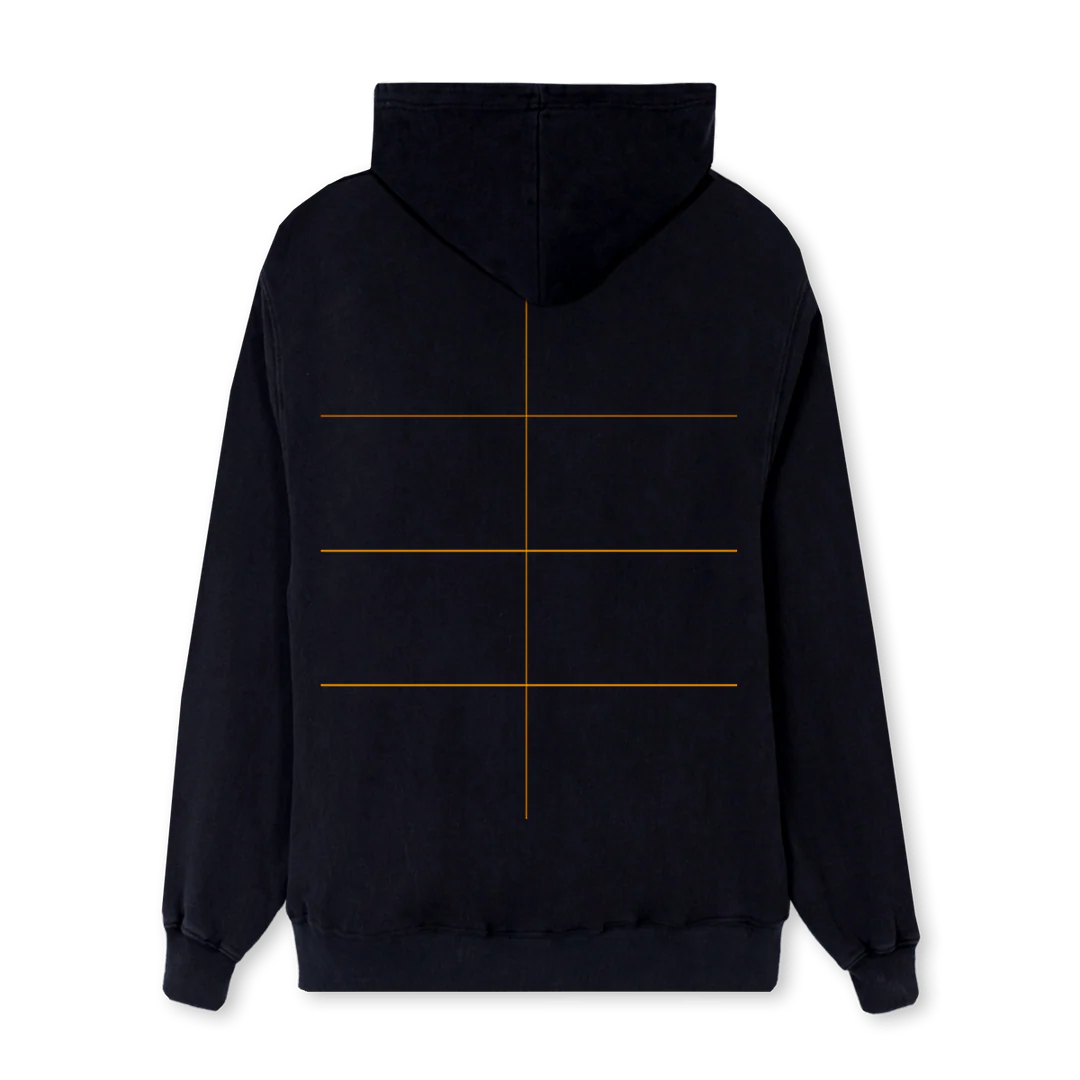 BRANDNAMESMALL Black Regular Hoodie. - Image 2