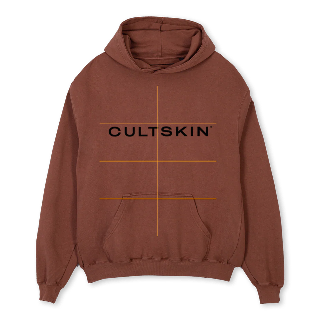 BROWN Vintage Brown Oversized Hoodie.