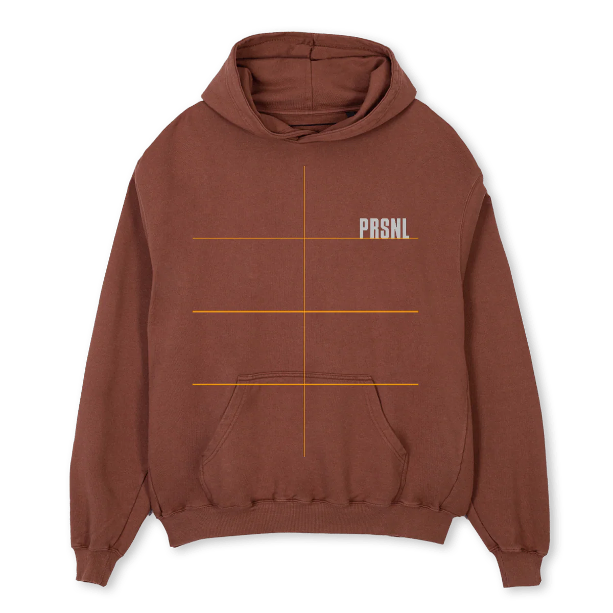 BROWNHOODIENUMBER Vintage Brown Oversized Hoodie.