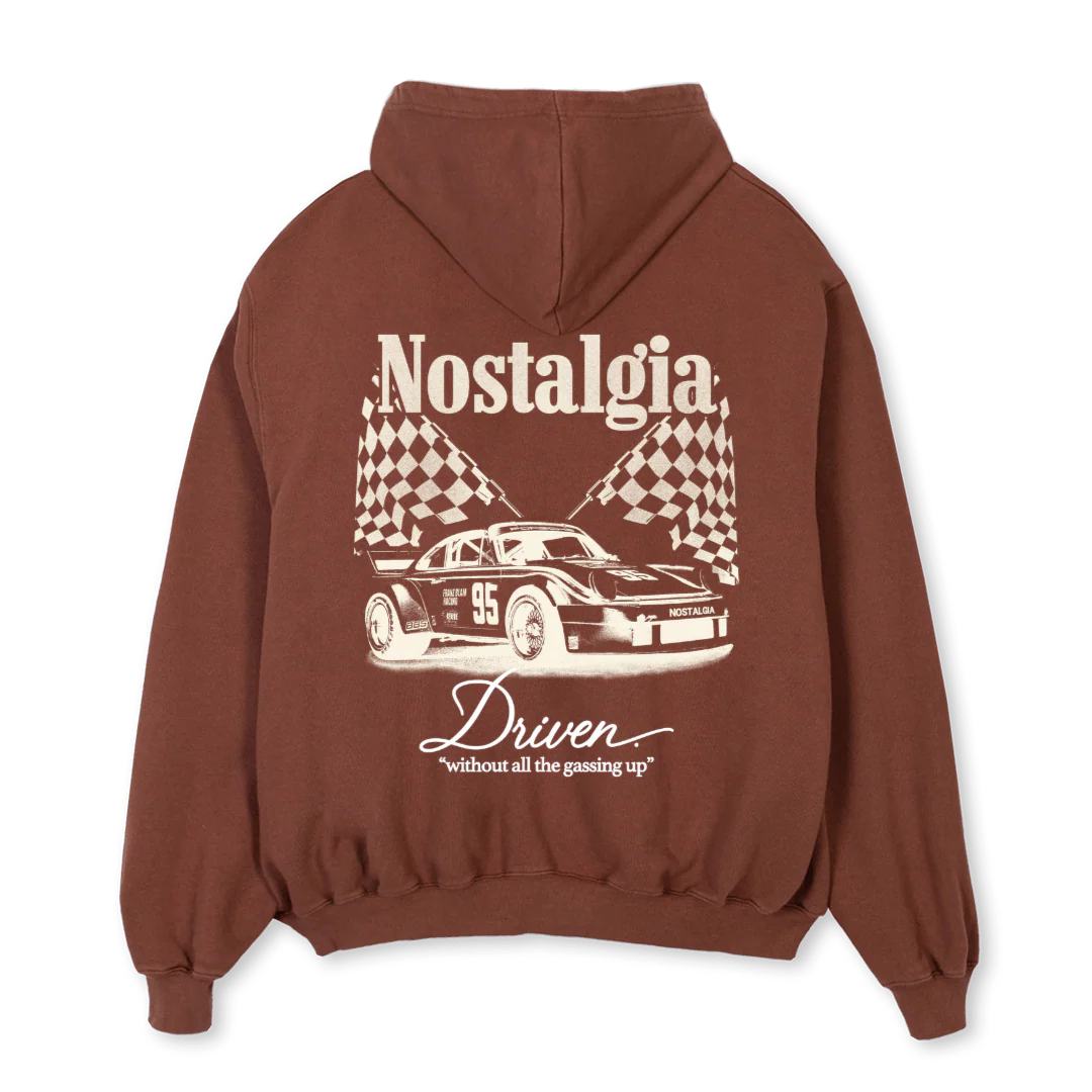 BROWNZIPUPRIVEN Vintage Brown Oversized Zipped Hoodie. - Image 2