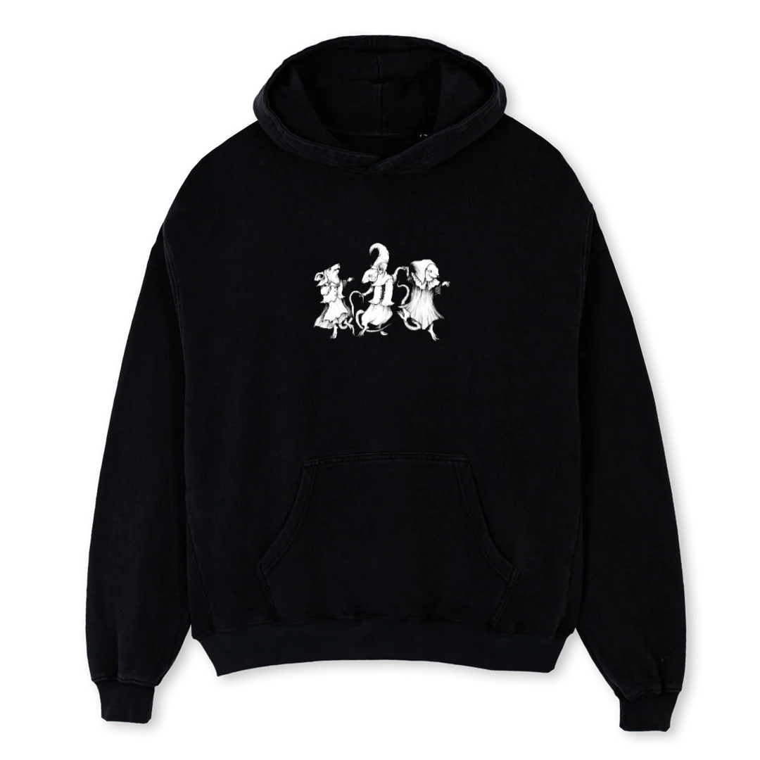 BRUJASHOODIE  Black Oversized Hoodie.