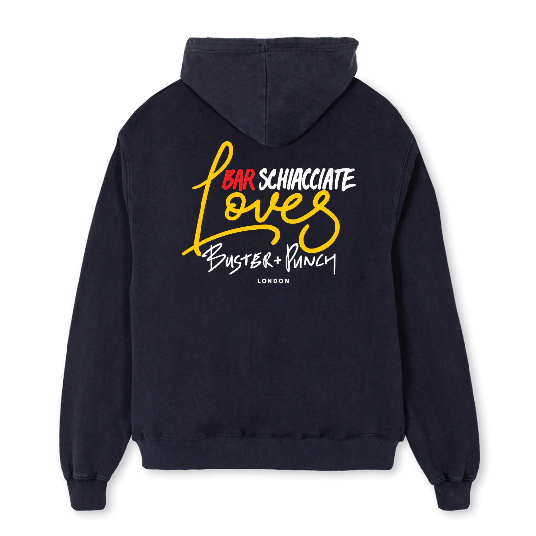 BUSTERPUNCHBLKHOODIE Vintage Black Oversized Hoodie. - Image 2