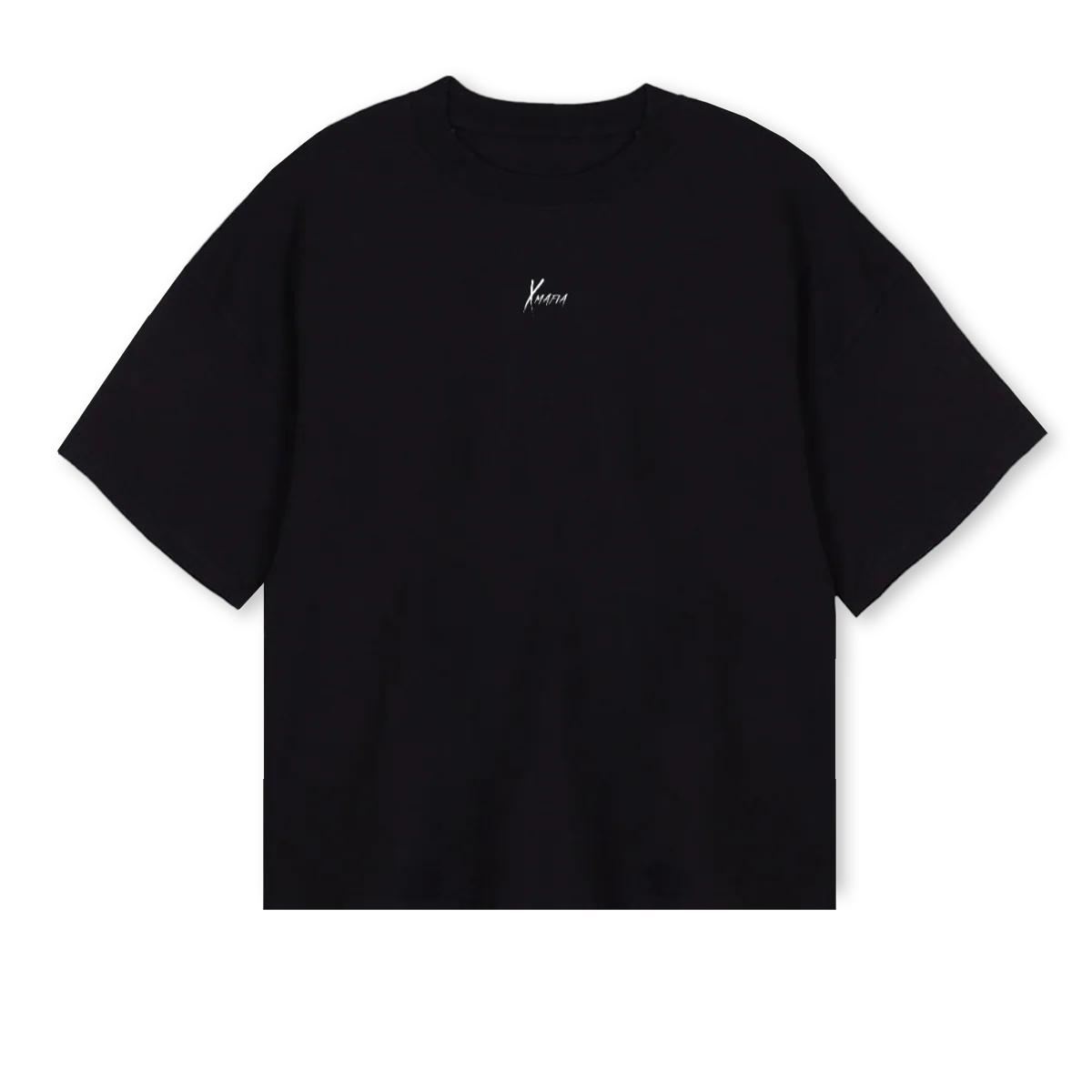 BXYTXXL Black Oversized Boxy Tee.