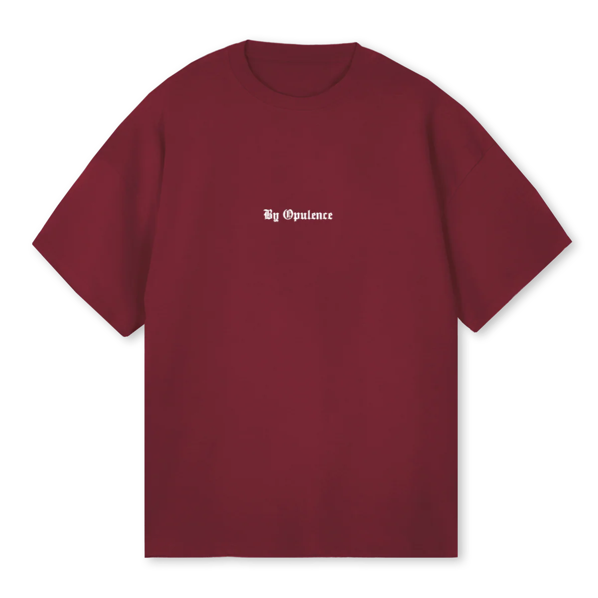 BYOPBURGANDYOT Burgundy Oversized Tee.