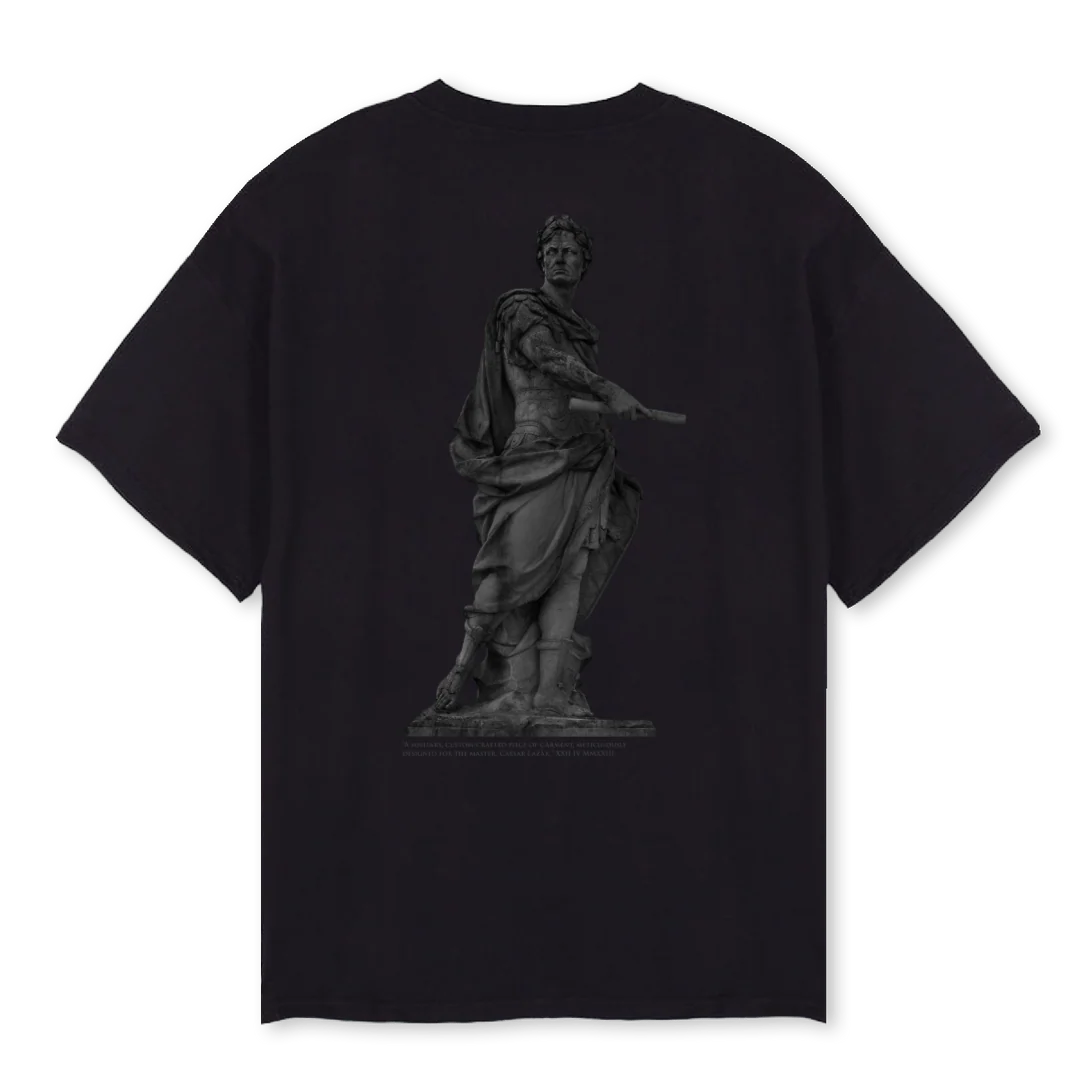 CAESAROVERSIZED Black Oversized Tee. - Image 2
