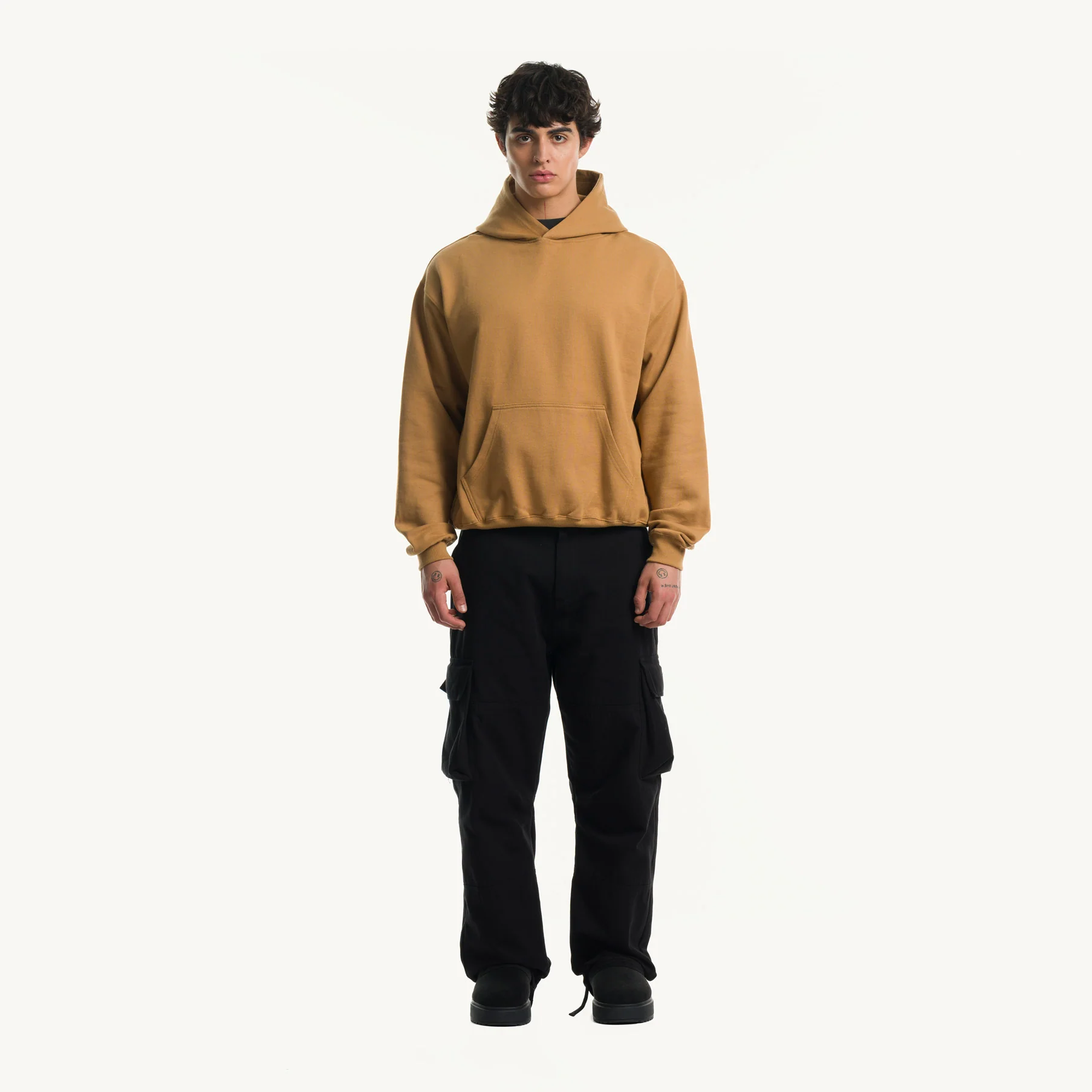 Camel Oversized Hoodie. - Image 2