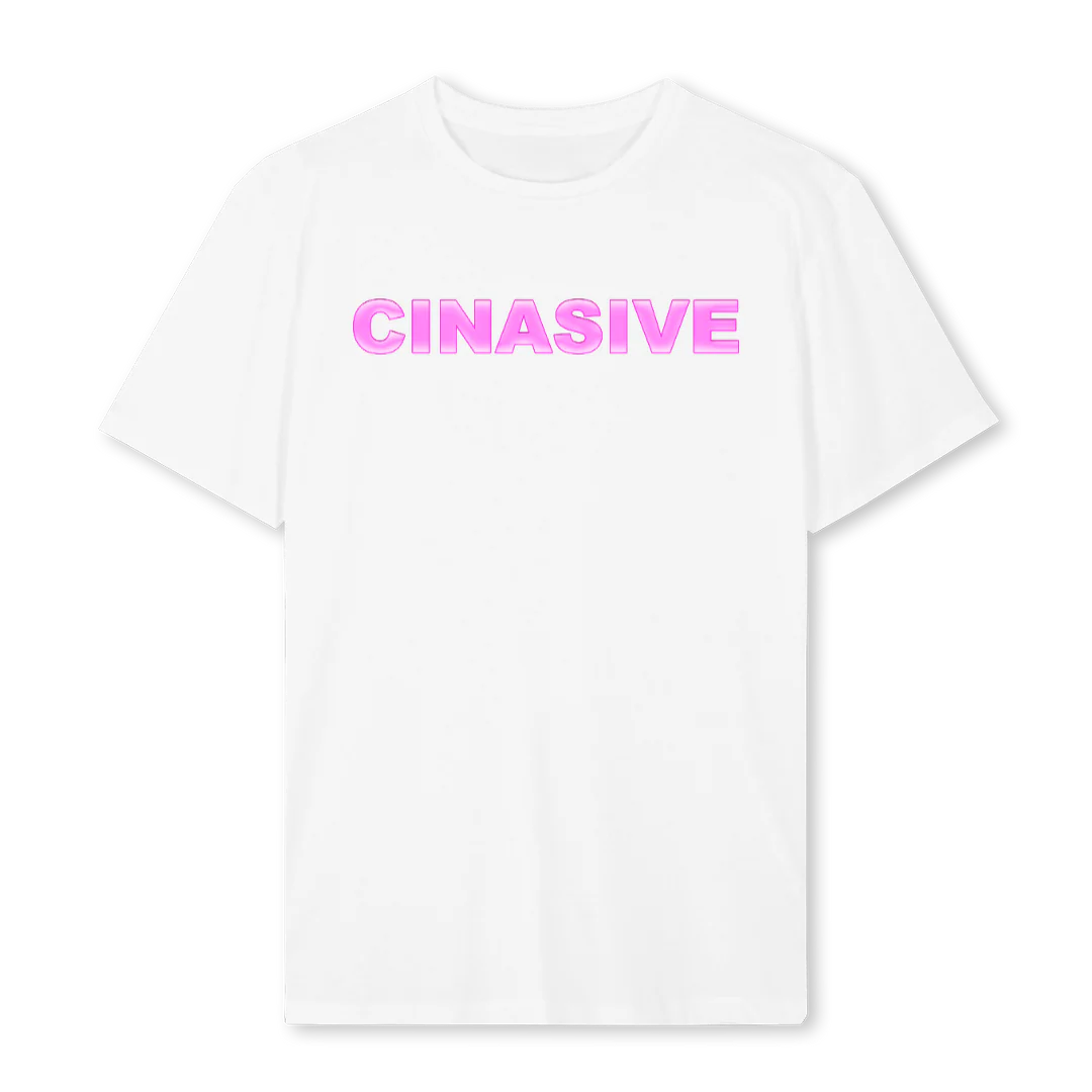 CAMIJACOB White Regular Tee.