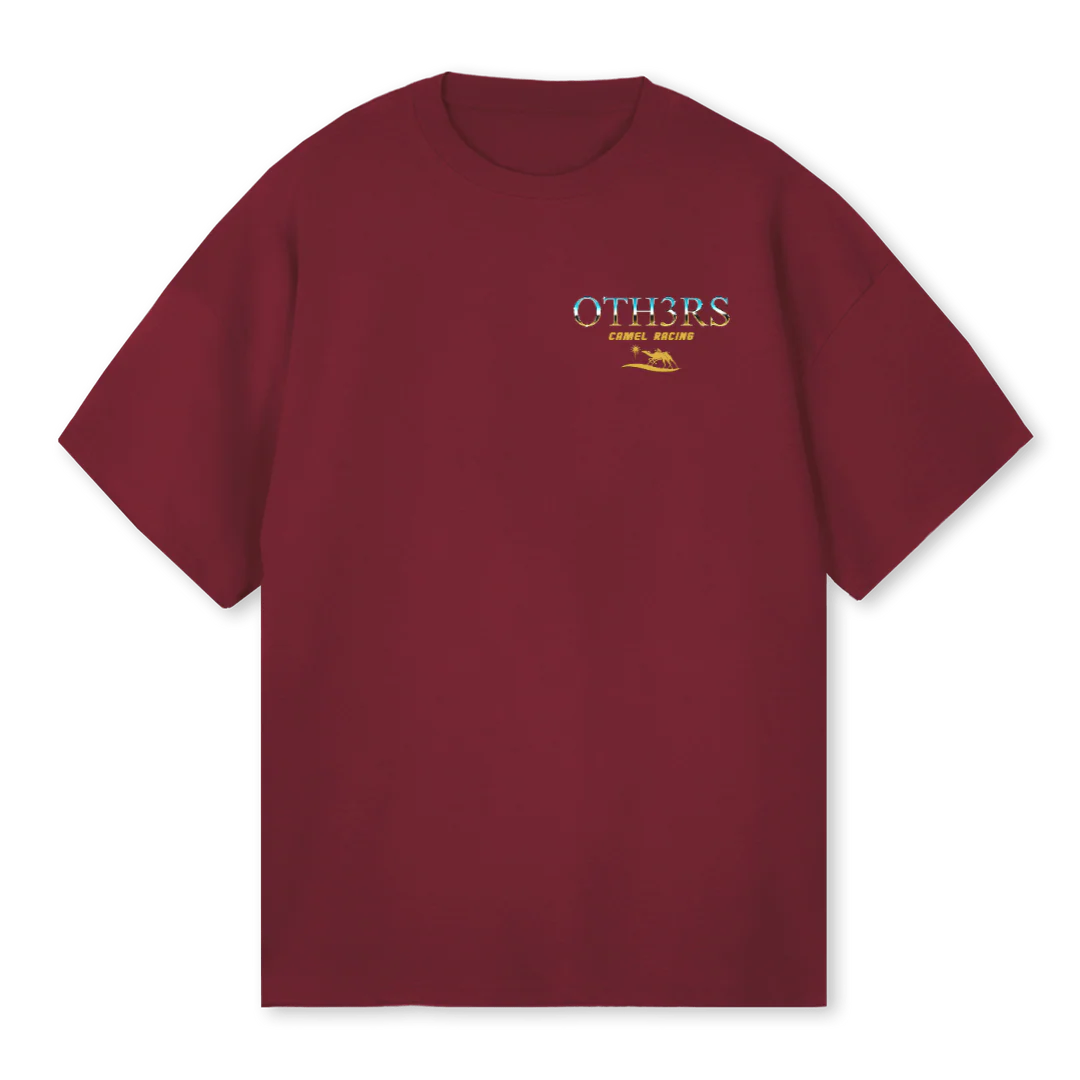 CAMM Burgundy Oversized Tee.
