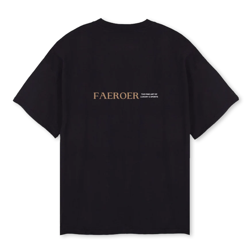 CAONE Black Oversized Tee. - Image 2