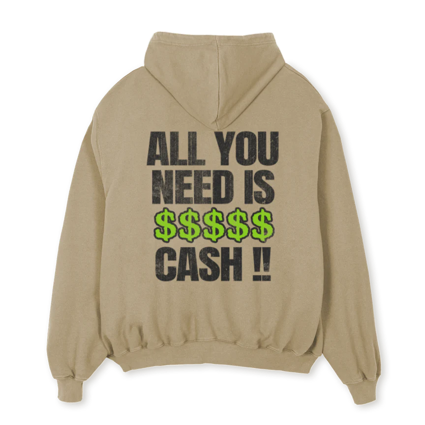 CASHHOODIE Vintage Dune Oversized Hoodie. - Image 2